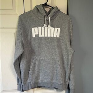PUMA Men's Charcoal Gray Hoodie